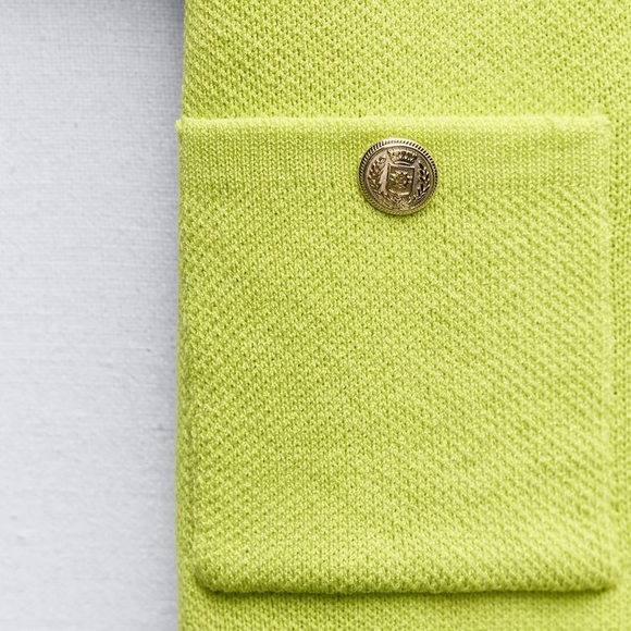 ZARA BLOGGERS’ FAVORITE BASIC SHORT SLEEVE KNIT CARDIGAN - Picture 13 of 15